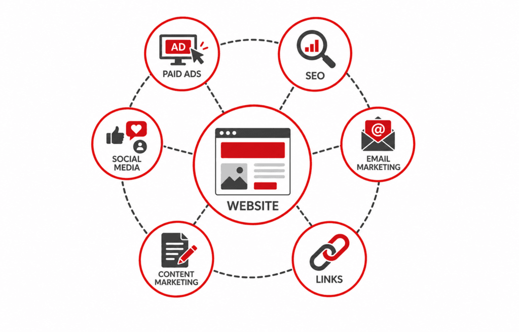 flywheel digital marketing framework by Belkis Marketing